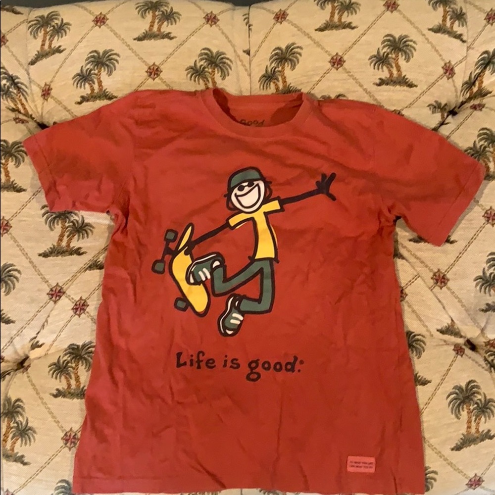 Skateboarding shirt Life Is Good